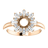 Accented Circle Ring