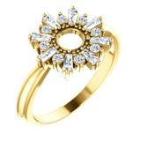 Accented Circle Ring