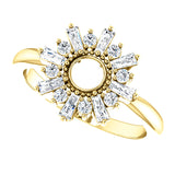 Accented Circle Ring